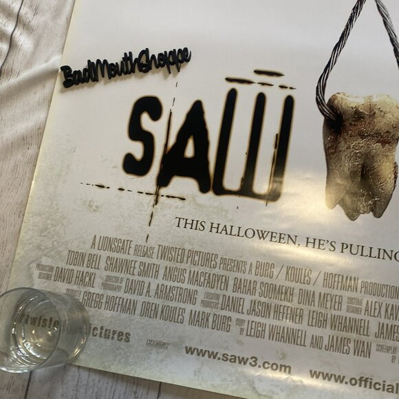 Saw III Halloween Horror Movie Theater Advertising Poster - Picture 2 of 7